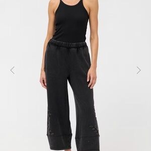 Johnny Was Black Wide Leg Pants